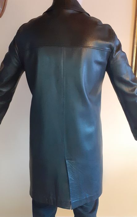 Płaszcz skórzany męski arabski rozmiar M z lat 70