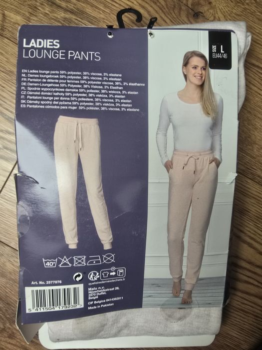 Damskie spodnie dresowe r. L