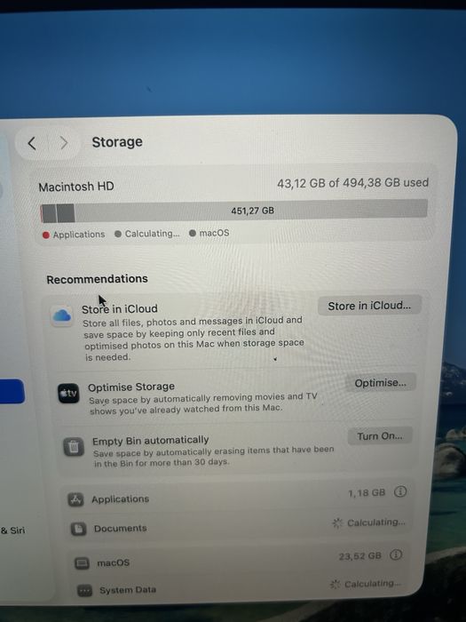 Laptop MacBook pro 13 2020 M1