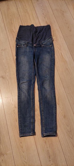 Jeansy ciążowe H&M Mama, skinny, rozmiar S