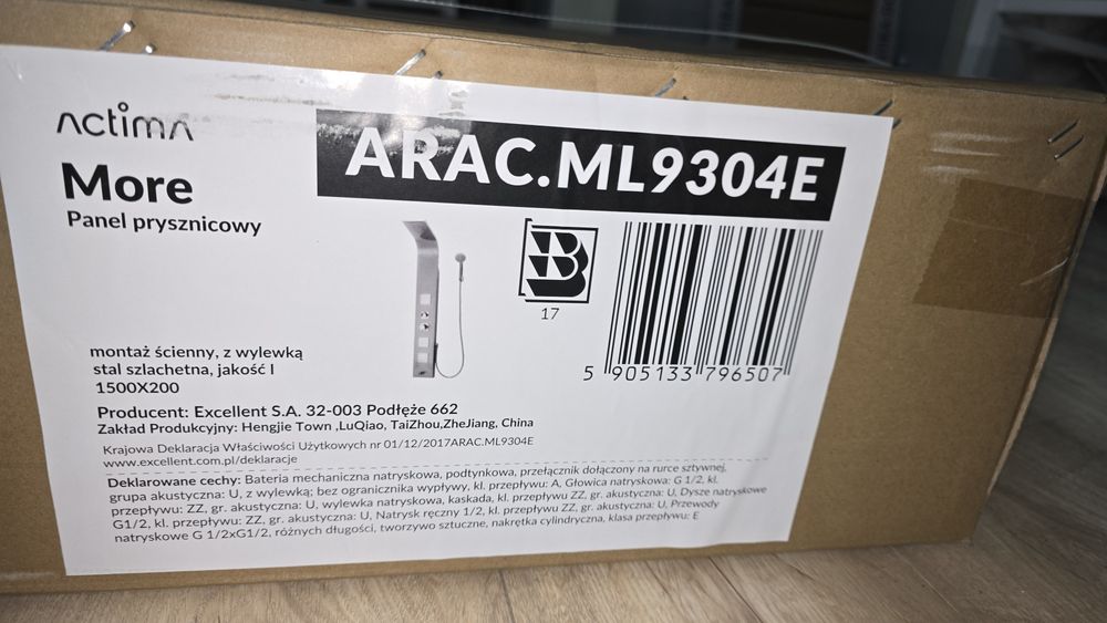 Panel prysznicowy More