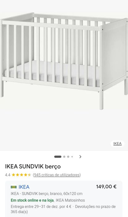 Berço Ikea como novo