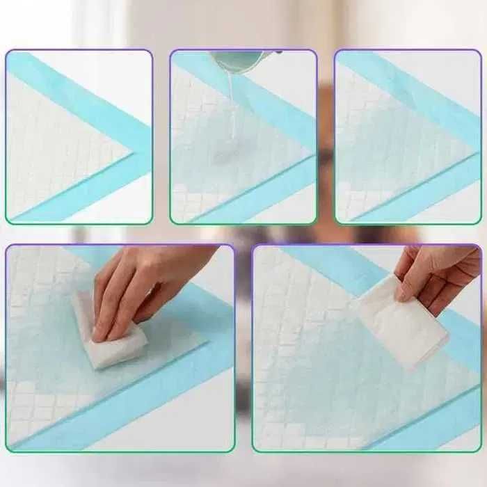 50x DUŻE MATY HIGIENICZNE DLA PSA 90x60 podkłady do nauki sikania