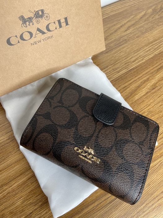 Portfel Coach, brązowy