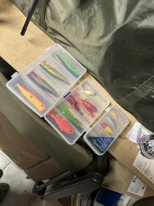 Sprzedam zestaw spinningowy – wędka + kołowrotek + przynęty