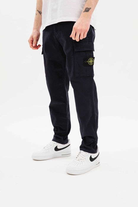Штани STONE ISLAND 22FW Cargo Pants Dark Blue SI0277-DBL