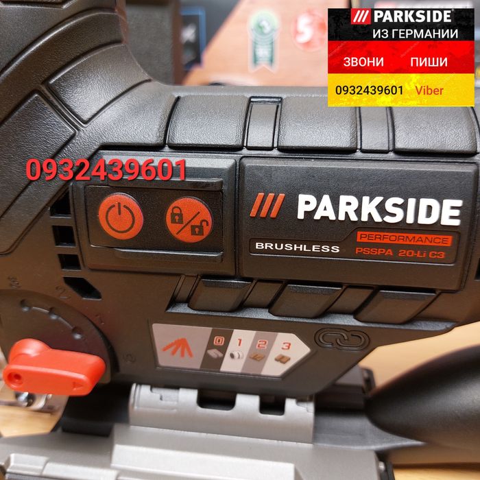 Аккумуляторный лобзик из ГЕРМАНИИ Parkside Performance PSSPA 20 C3