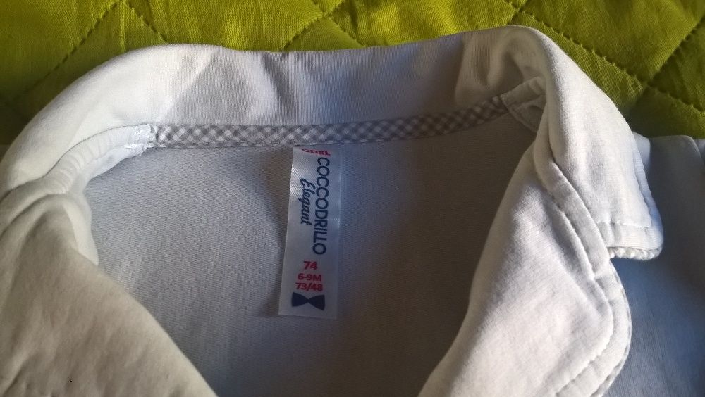 Garnitur na chrzest Coccodrillo rom. 74 chrzciny komplet