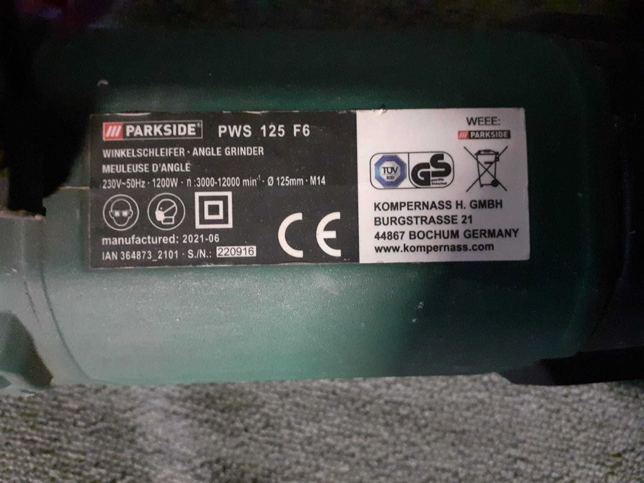 Rebarbadora Parkside [ Ler descrição]