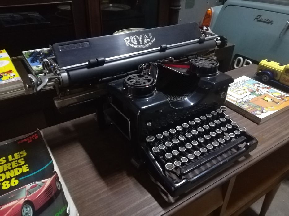 Máquina de Escrever Royal. Anos 1930.