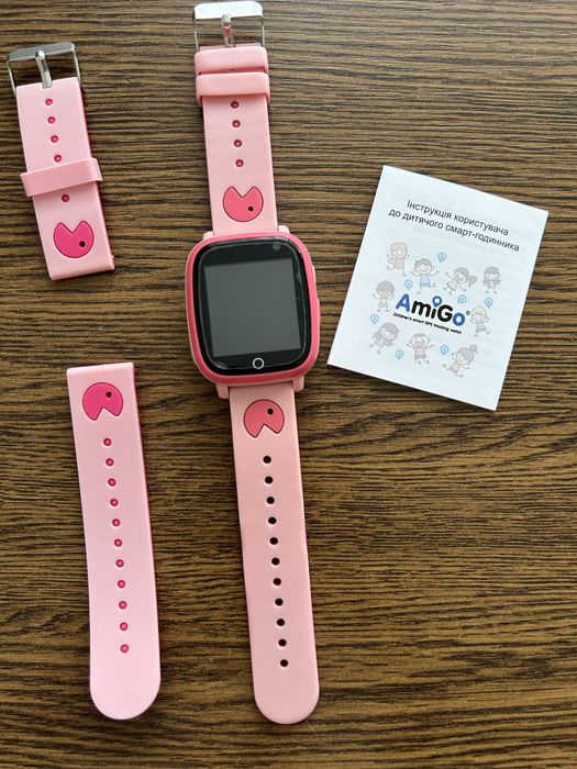 Смарт-годинник для дітей. Рожевий