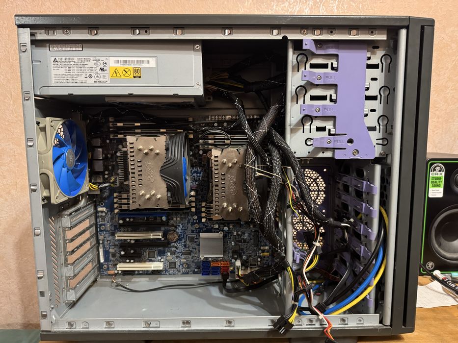 Пк 2x Xeon 2697v2, 112gb ddr3, материка lenovo