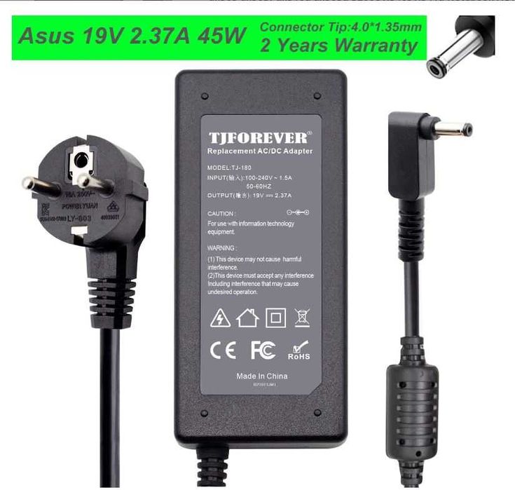 Zasilacz do laptopa ASUS 45W + kabel 1.5m
