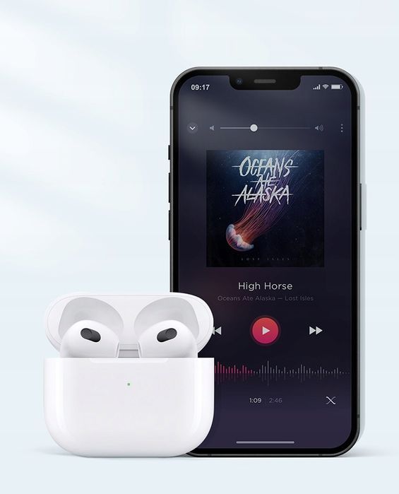 Słuchawki Bezprzewodowe Douszne Bluetooth Mikrofonem Kabel Powerbank