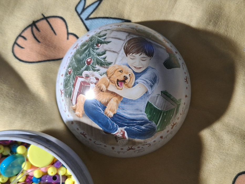 Алюминиевый новогодний шар