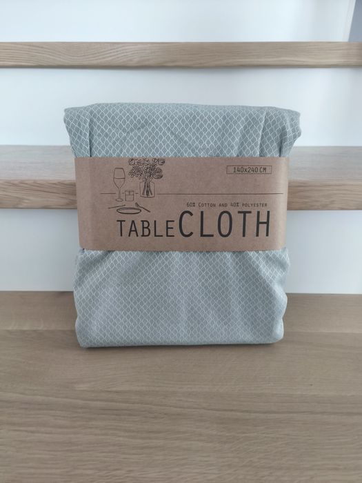 obrus szary 140×240 nowy