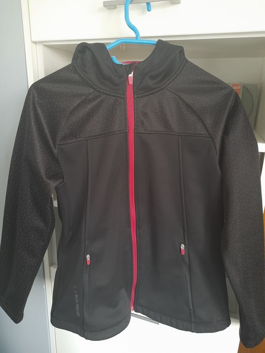 Softshell kurtka sportowa czarna r.S