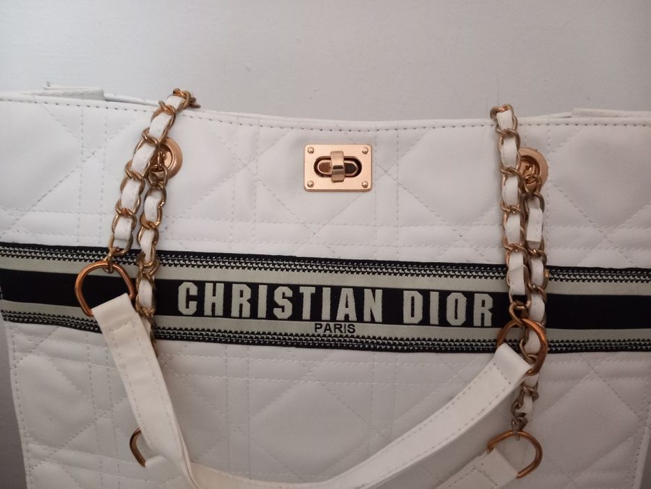 Christian Dior szoperka duża skórka