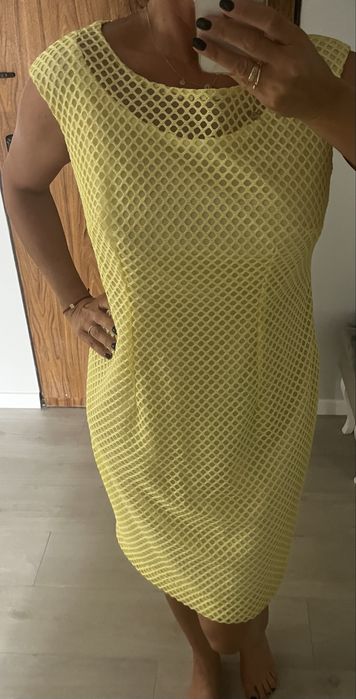 Cytrynowa/ żółta sukienka Bakko