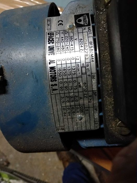 Motores elétrico trifásico