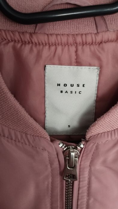 Kurtka bomberka pudrowy róż