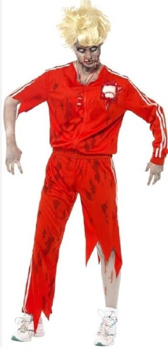 Halloween przebranie Kostium nauczyciela sportu Zombie M