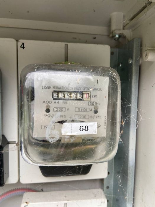 Używane liczniki elektryczne Pafal (11 sztuk)