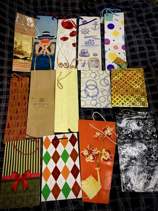 Брендовые-Подарочные бумажные пакеты