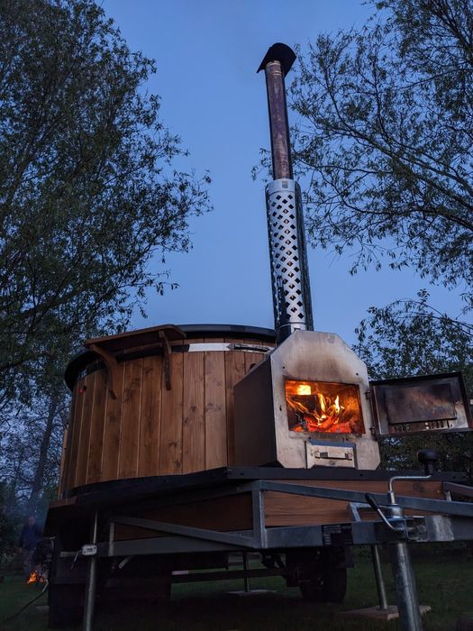 Mobilna balia ogrodowa, Jacuzzi, Domowe Spa, Ruska bania