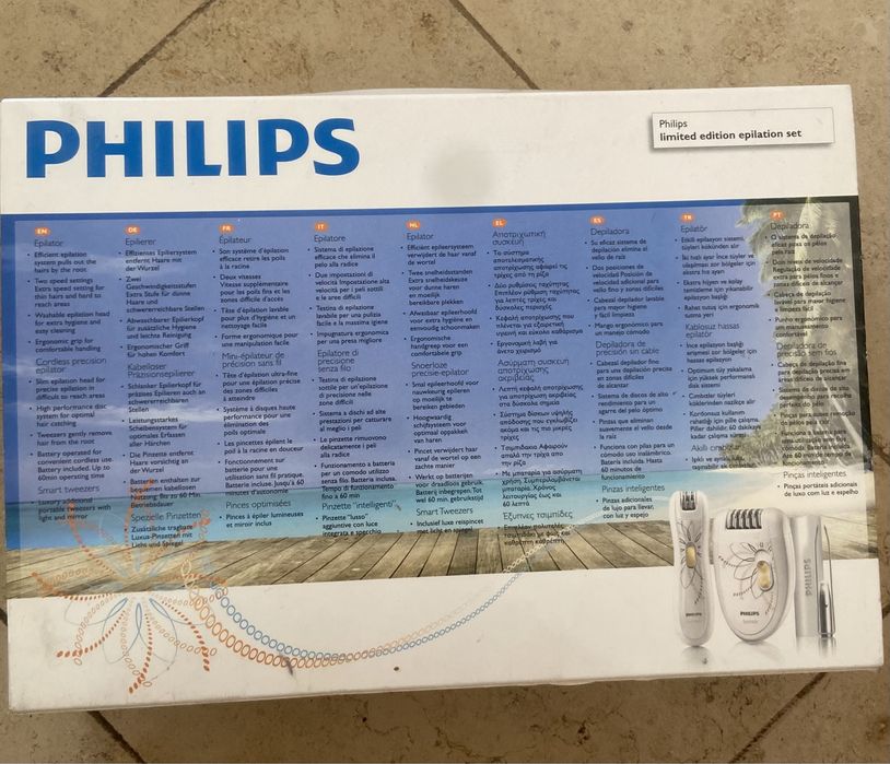 Philips depilator set NOWY