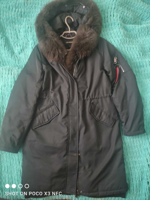 Парка з натуральним хутром