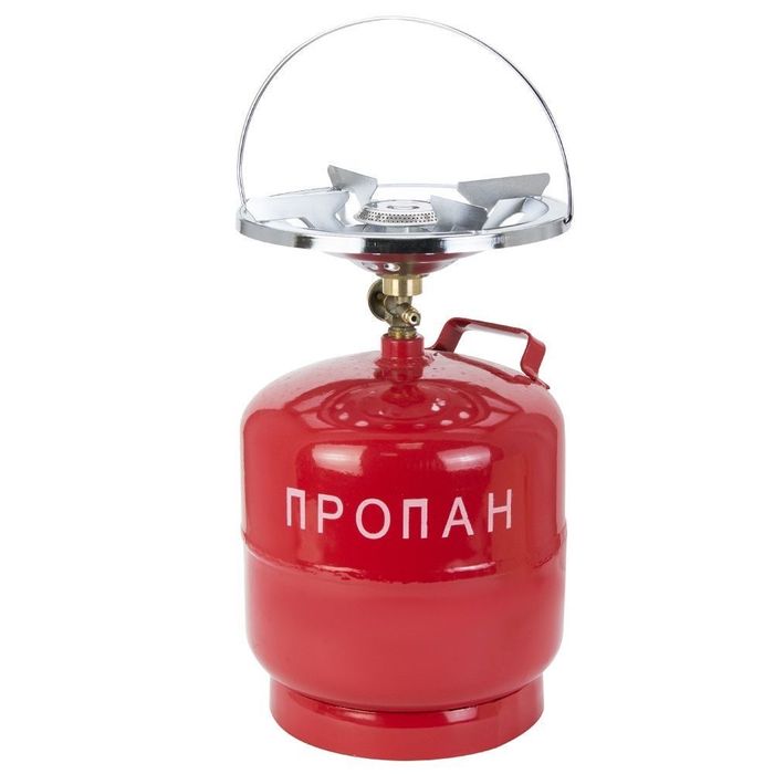 Туристичний газовий балон-пікнік Sigma з пальником об'ємом 8 літрів