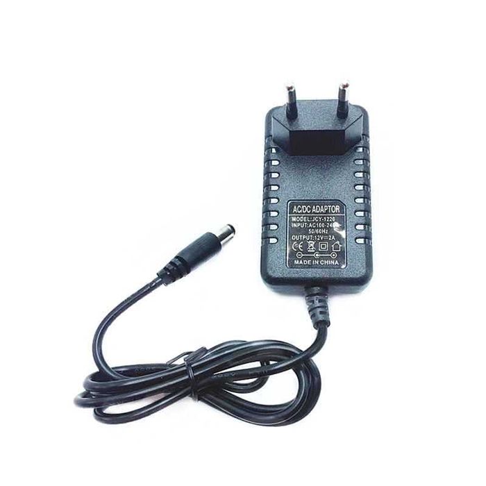 Carregador Transformador AC / DC 5V / 12V 2A c/ Ficha 5.5 x 2.5mm
