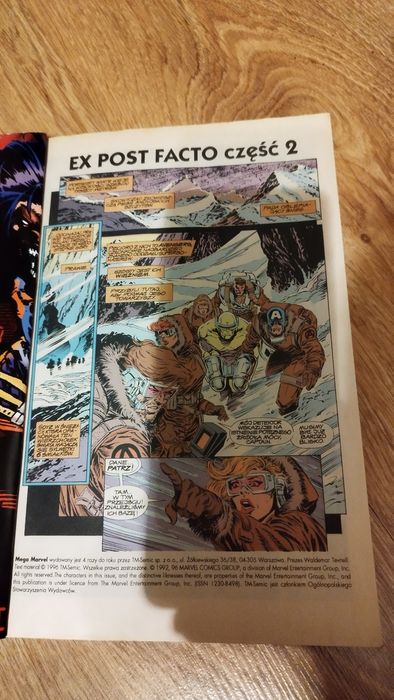 Komiks Mega Marvel 1996 rok