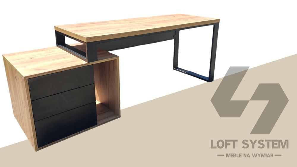 Biurko loft ma wymiar