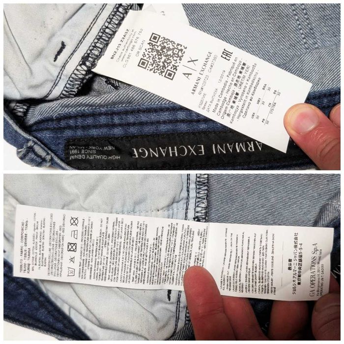 Джинси Armani Exchange Slim Fit Jeans S розмір оригінал ідеальний стан