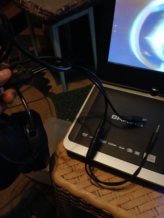 Игровые наушники  проводные