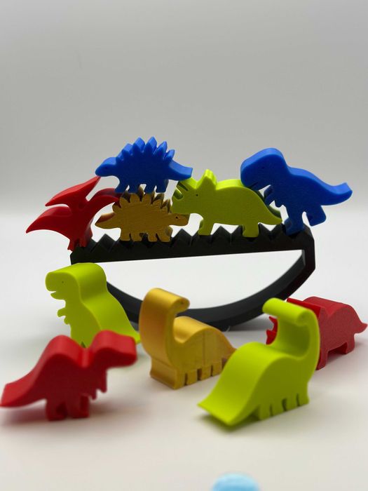 Настільна гра з динозаврами "Тримай баланс"