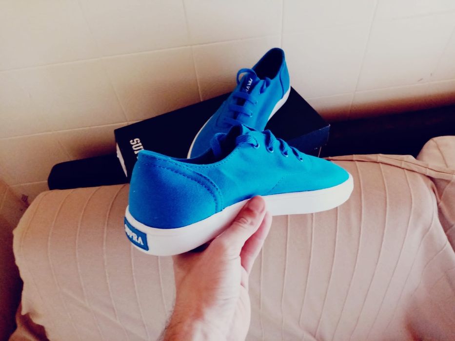 Sapatilhas Supra Azuis (Novas)