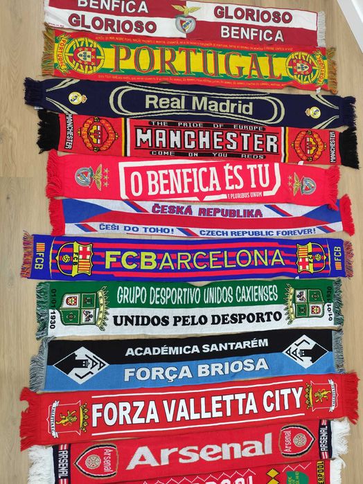 Cachecóis vários clubes