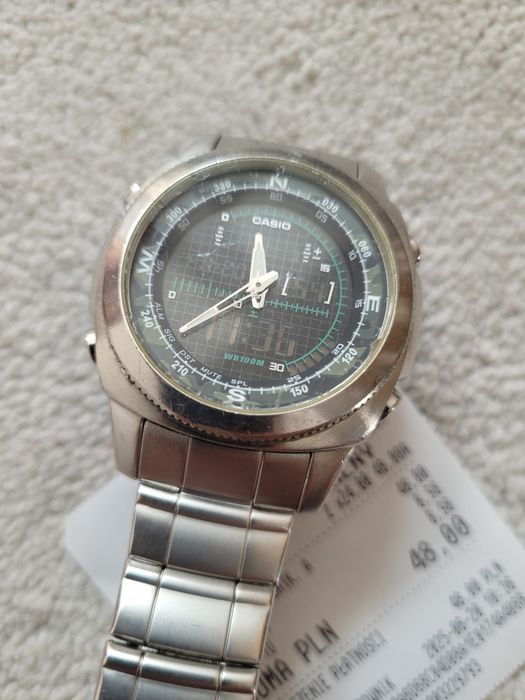 ZegarekZegarek CASIO model AMW-707 z nowymi bateriami