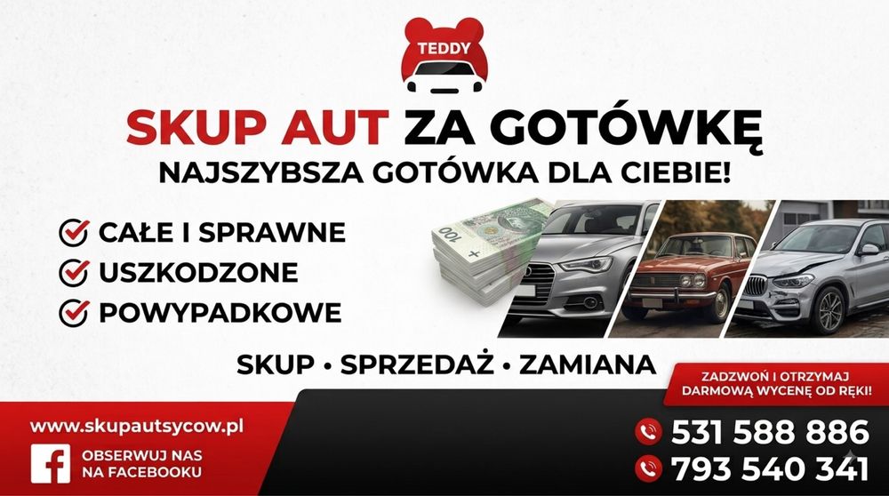 Skup Aut - osobowe - dostawcze - motocykle