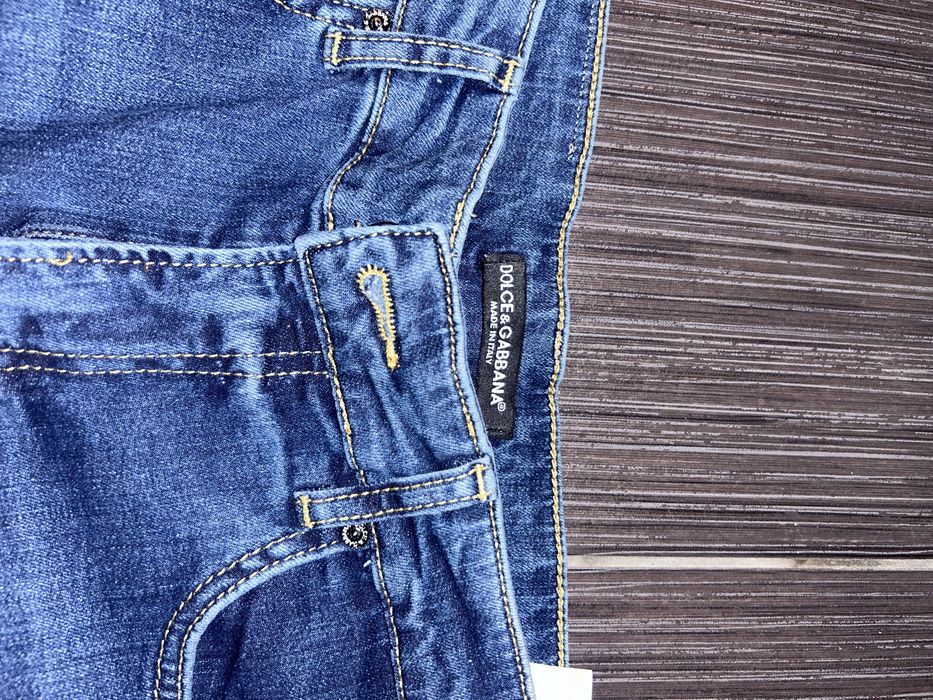 Spodnie jeansowe dzwony d&g nowe