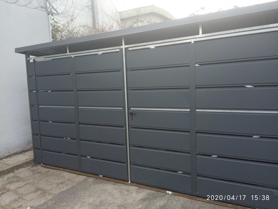 Wiata śmietnikowa panelowa KAŻDY WYMIAR