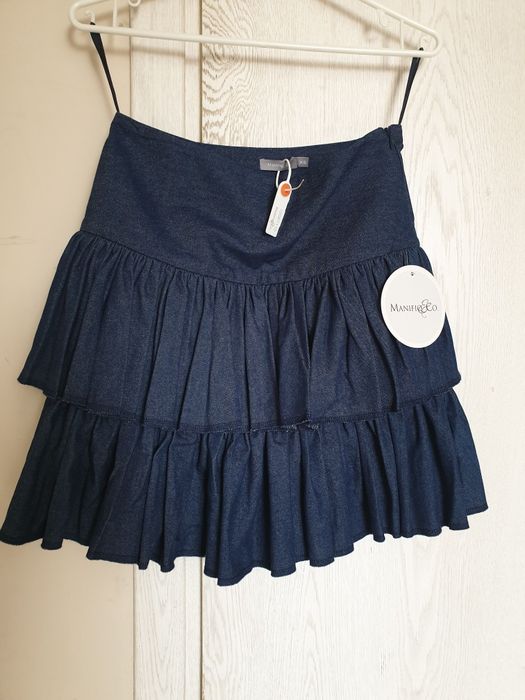 Nowa spódnica jeans Manifiq&Co r.XS