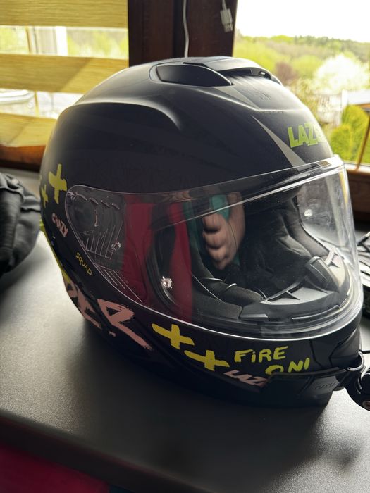 Kask Lazer Rafale SR XL + Blendal + intercom + uchwyt GoPro