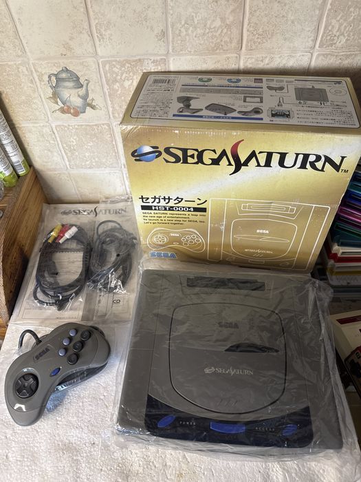 Konsola Sega Satrun - komplet w pudełku, wersja japońska ntsc-j