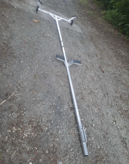 Wózek  slipowy z aluminim  do transportu łodzi