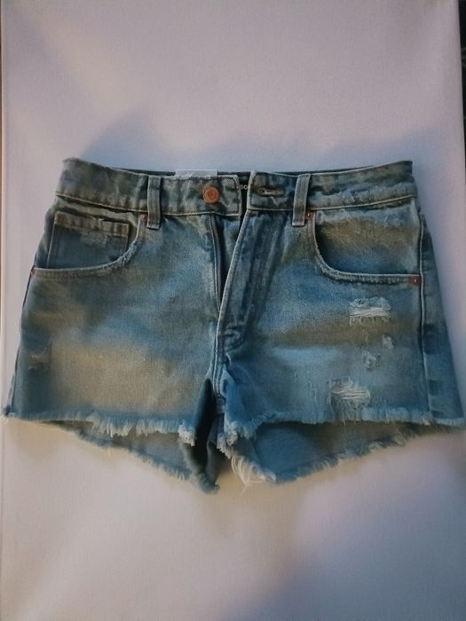 Spodenki krótkie jeansowe szorty