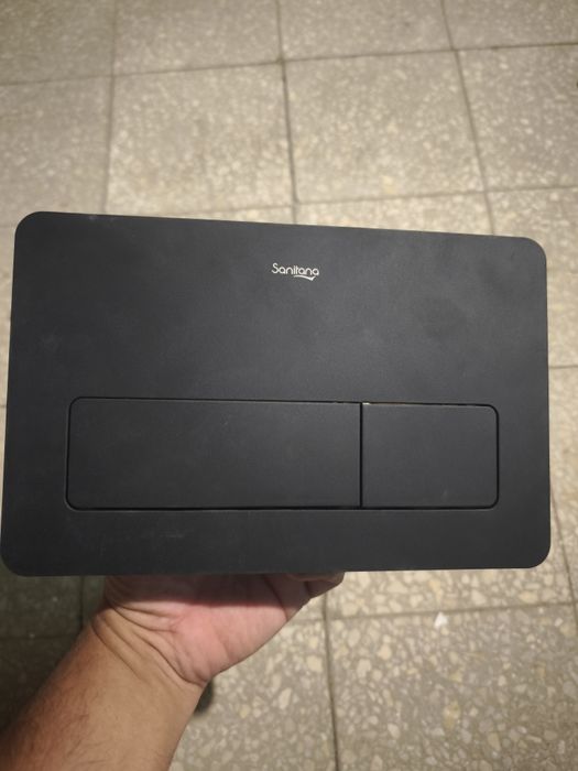 Placa de Comando Sanitana Plan Preto Mate